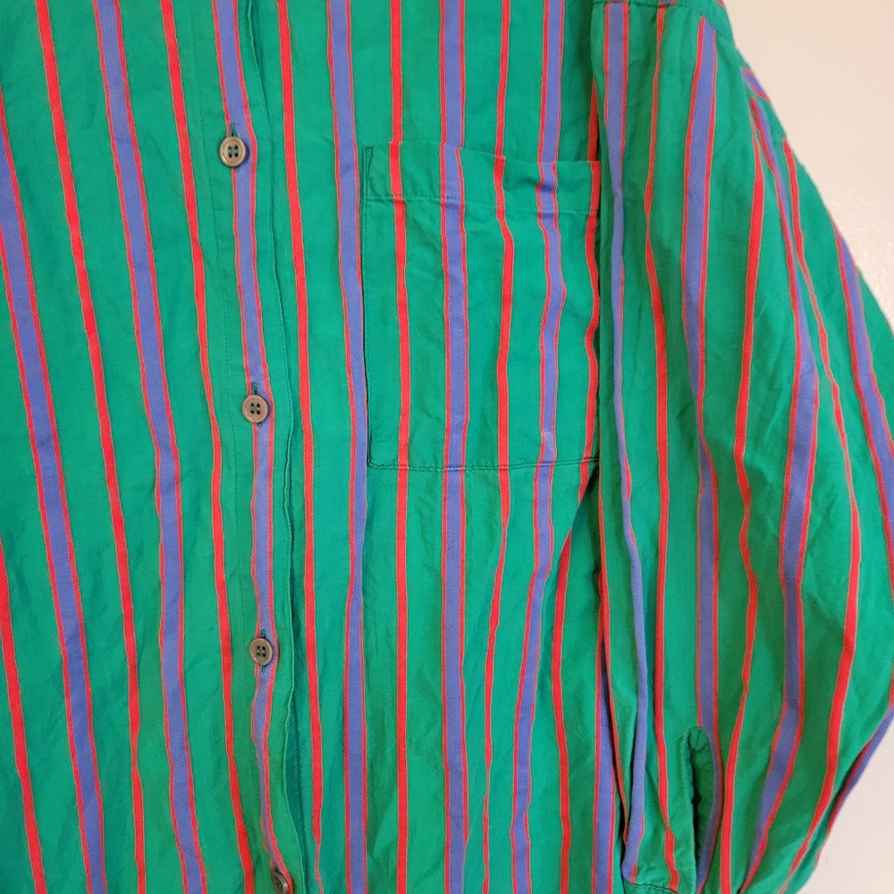 Vintage esprit cotton long sleeve top size 38 small womens - Picture 3 of 5